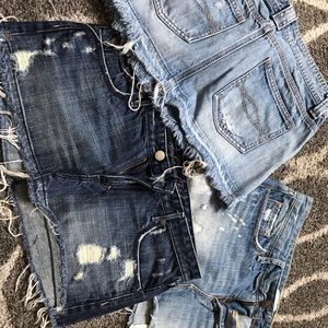 Abercrombie & Fitch denim skirts size 4 (bundle)